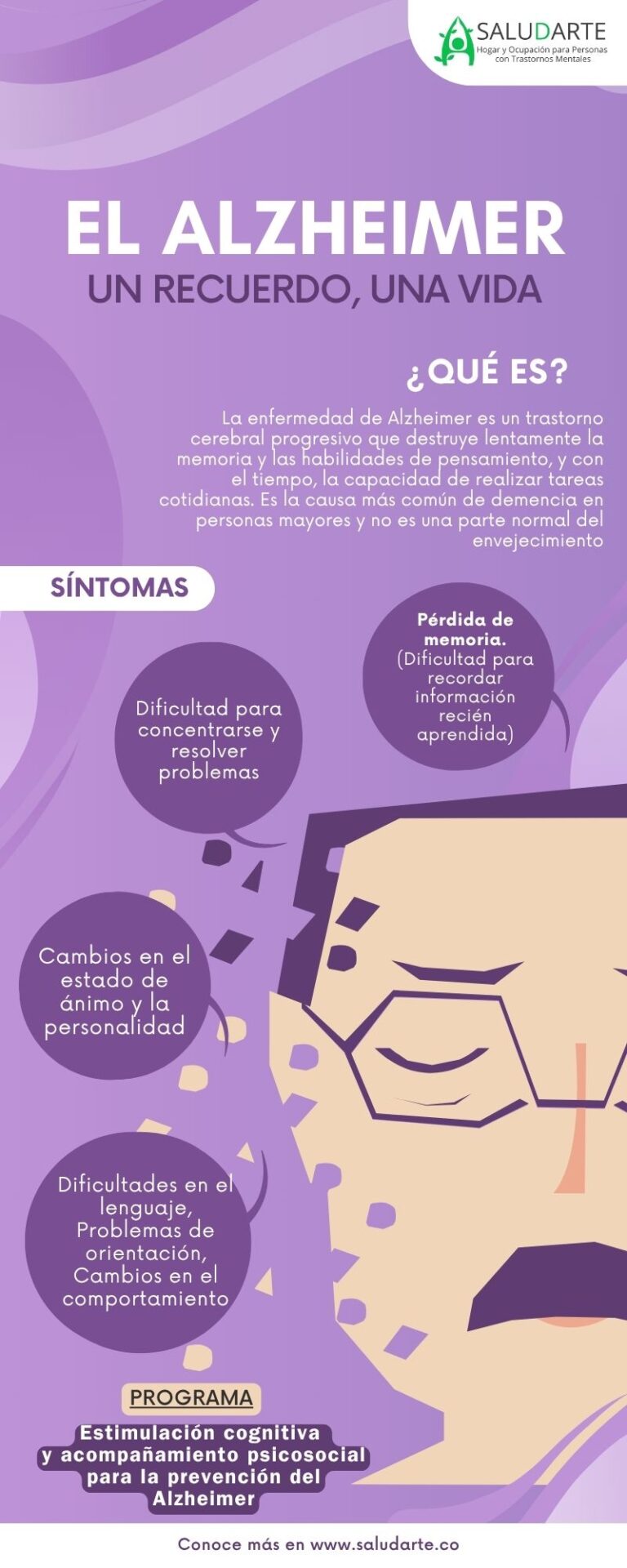 Lee más sobre el artículo 🧠💜 El Alzheimer: Un recuerdo, una vida