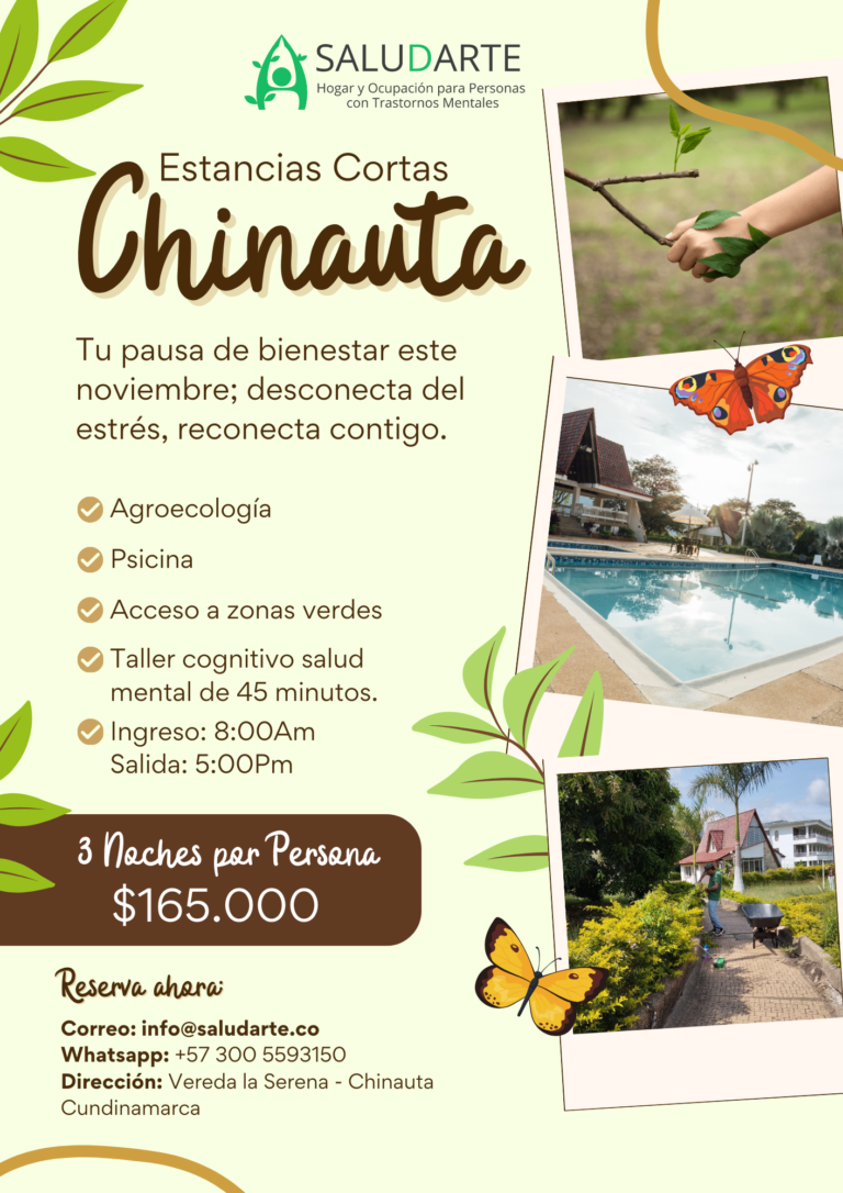 Lee más sobre el artículo Desconecta, Reconecta y Cuida: Tu Estancia Corta en Chinauta te Espera