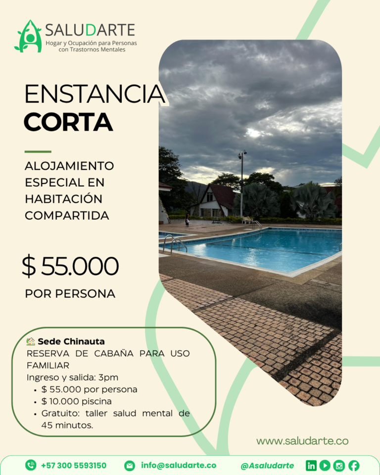 Lee más sobre el artículo 🧠 Estancia Corta ( Retiro de Bienestar) en SaludArte Chinauta: El Escape Perfecto para Reconectar con tu Bienestar